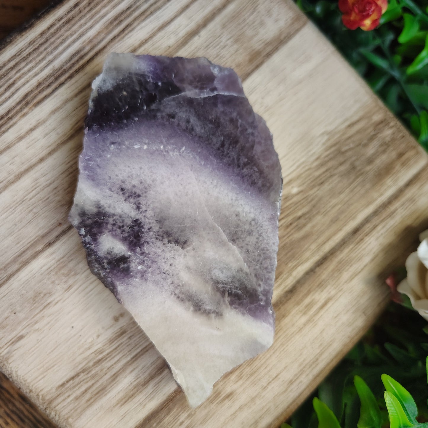 Dark Purple Fluorite Slab