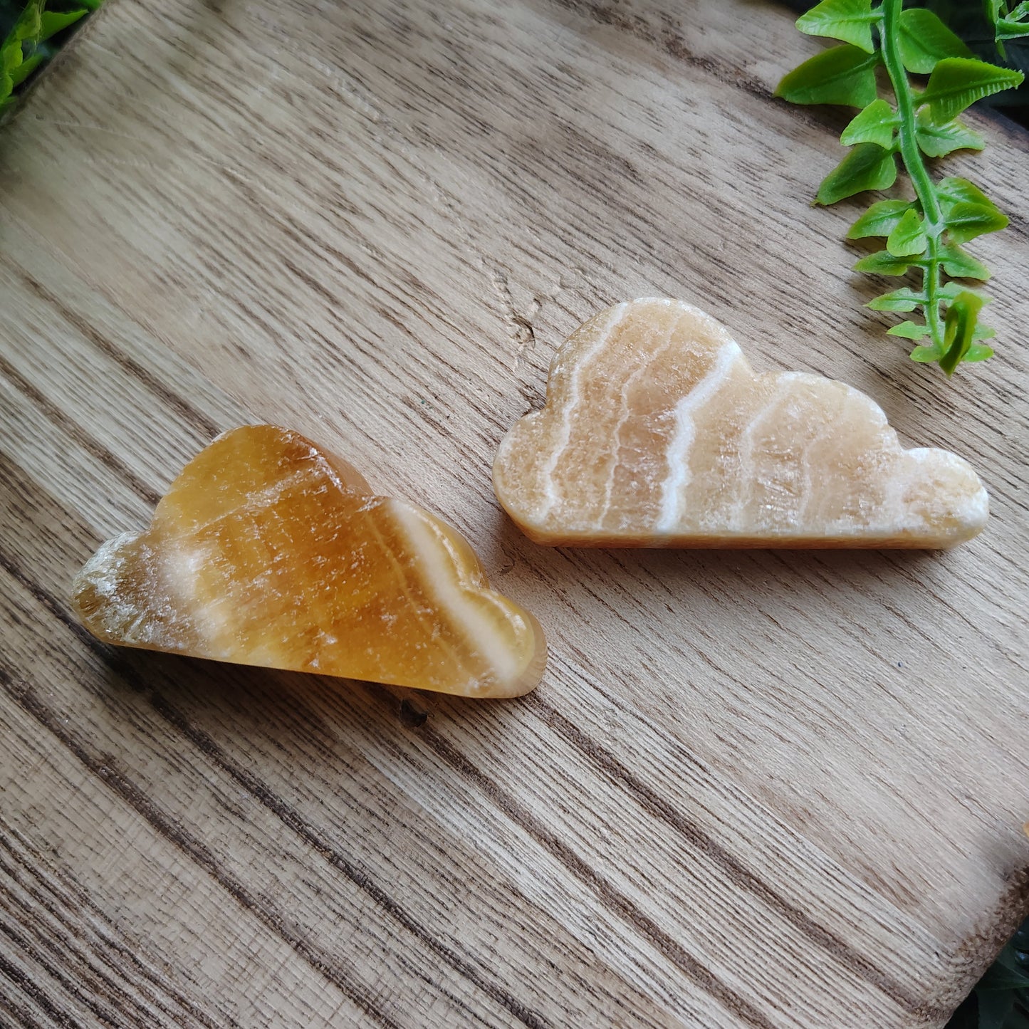 Striped Yellow Calcite Cloud