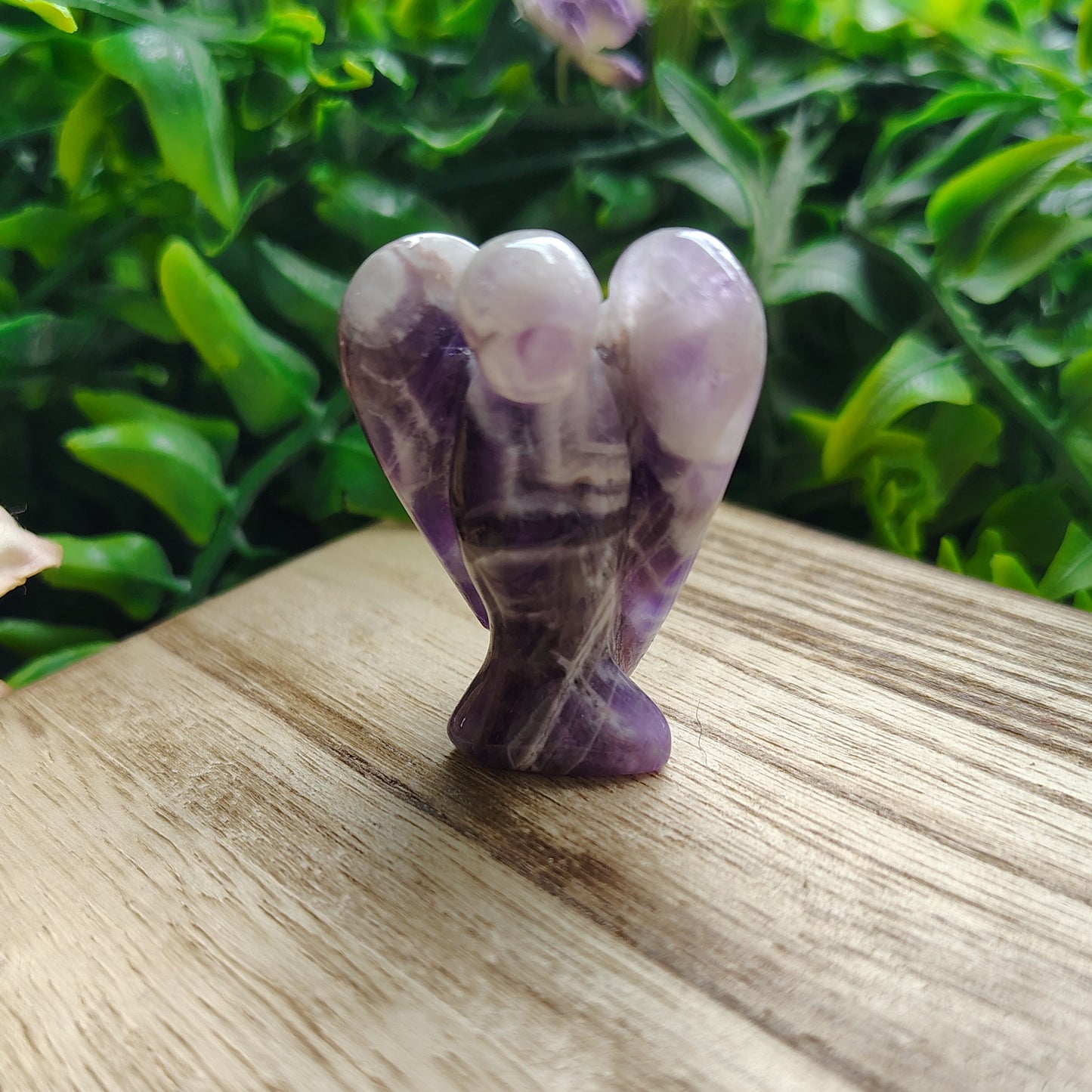 Chevron Amethyst Angel