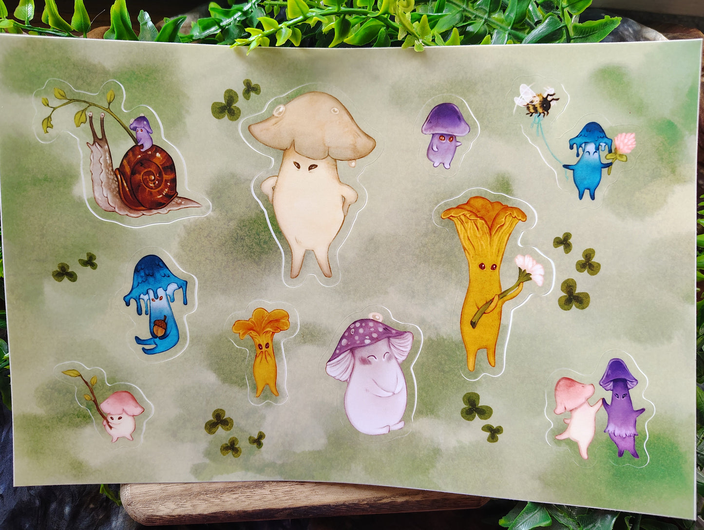 Mushroom Friends Sticker Sheet
